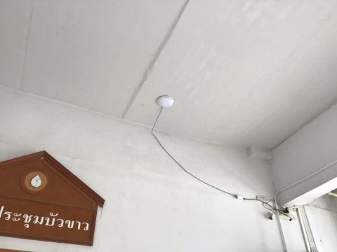 ภาพการเชื่อมเครื่องคอมพิวเตอร์ Server และการวาง Switch HUB