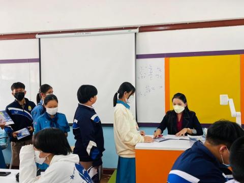 ภาพห้องปฏิบัติการวิทยาศาสตร์ ระดับชั้นมัธยมศึกษาปีที่ 2